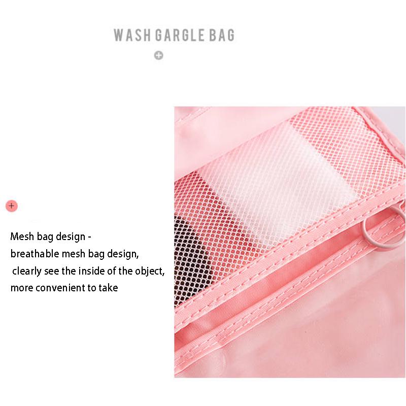 Foldable makeup organizer Cosmetic bag Large Hanging Toiletry Organizer Pouch for Women Men Girls