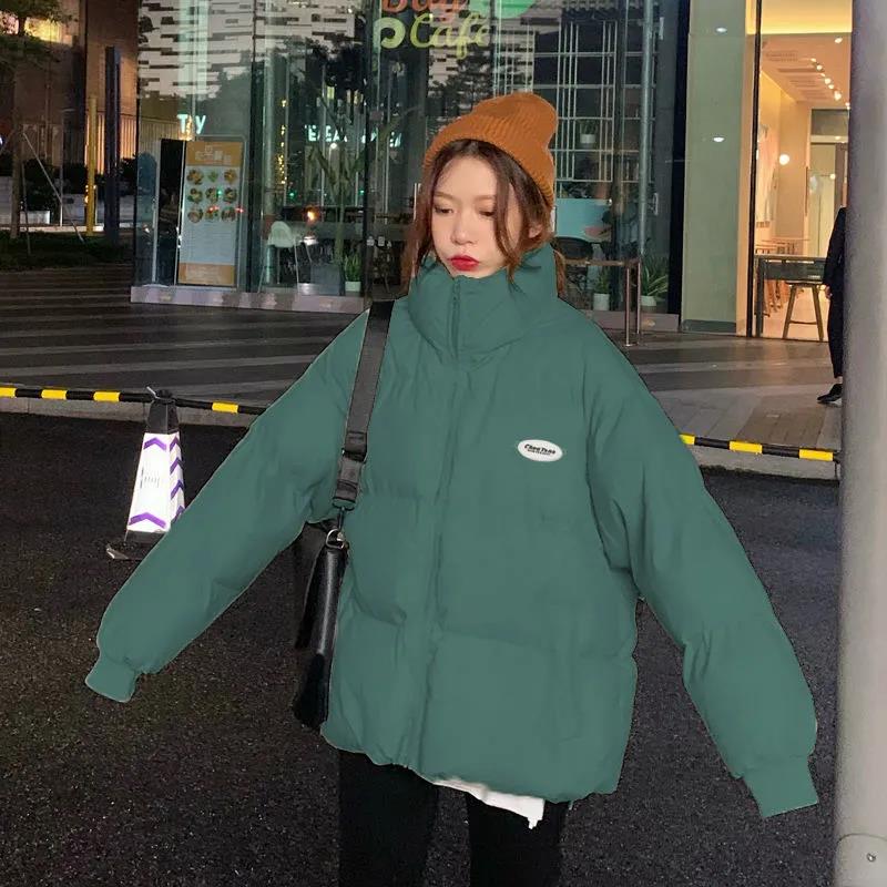 Women's Down Padded Jacket Short Padded Jacket Korean Style Loose Student Bread Coat Padded Jacket