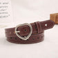 Belt Women's Simple Thin Style with Jeans Personality Retro Heart-shaped Hollow