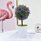 Artificial Flowers Plastic Potted Plants Fake Flowers Small Bonsai Living Room Interior Coffee Table Desktop Wine Cabinet Decoration Ornaments