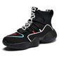 Unisex Plus Size 36-48 Men High-top Sneakers Couples Running Basketball Shoes Breathable Shockproof Non-slip Sports Shoes for Men and Women