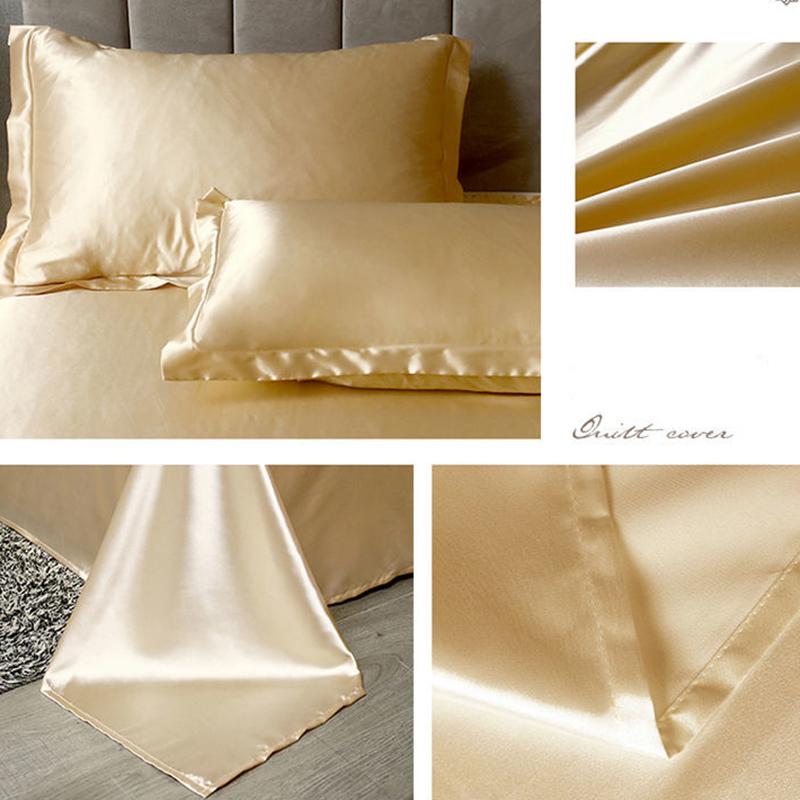 Silky Summer Student Dormitory Sheets Skin-friendly Home Ice Silk Sheets