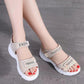 Sandals Ladies Students Korean Version  Roman Shoes Flat College Style Wild Summer Fashion Comfortable  Breathable