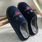 Winter Home Unisex's Cotton Slippers Indoor Non-slip and Warm Couples Plus Velvet Slippers Women's Thick Bottom Plush Slippers Autumn and Winter