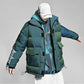 Winter Down Jacket Men's Casual White Duck Down Jacket Stand-up Collar Parka Hip-hop Coat Warm and Windproof Jacket