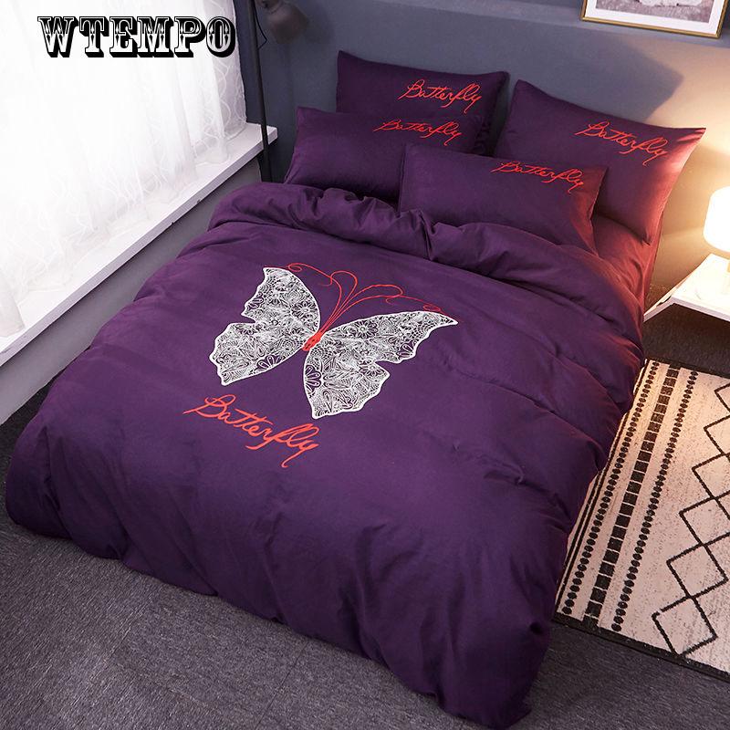 Home Textile  Bedding Sets Duvet Cover Bed Sheet Pillow 100%cotton Autumn 4pcs