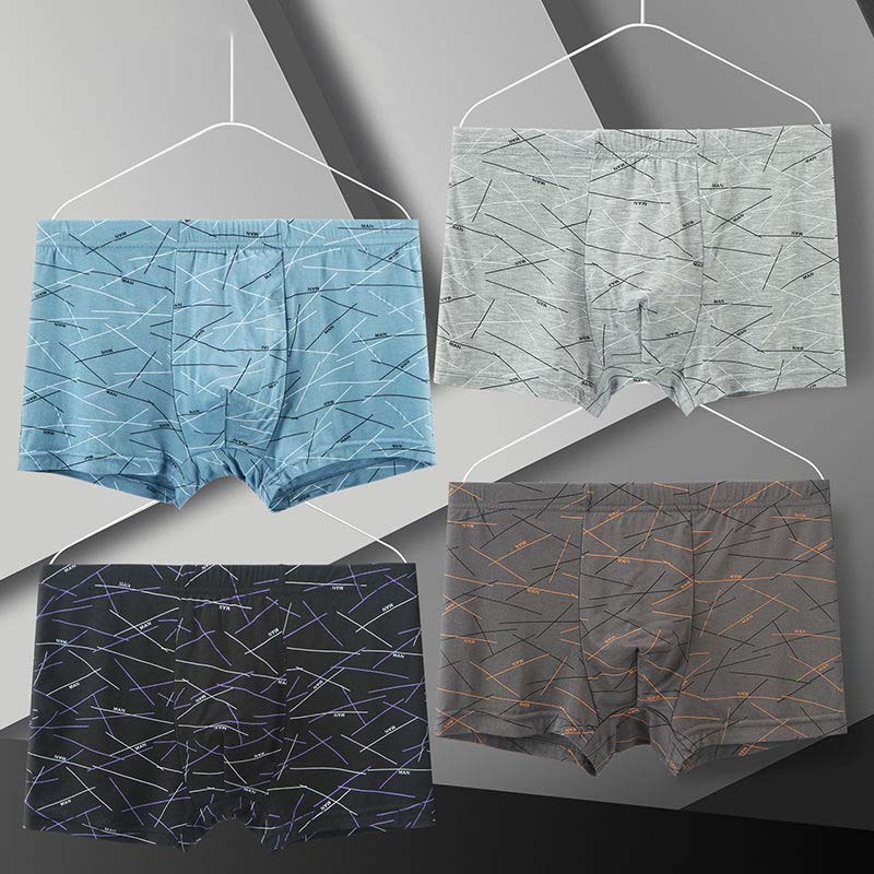 Men's Underwear Breathable Mid-waist Men's Boxer Shorts