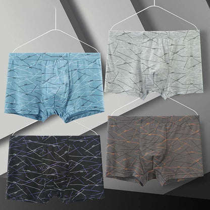 Men's Underwear Breathable Mid-waist Men's Boxer Shorts