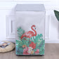 Washing Machine Cover Automatic Sunscreen Laundry Dryer Waterproof Protector Silver Cartoon Animal Printed Dust Proof Case