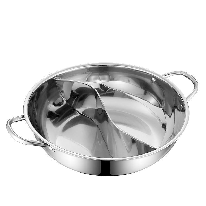 Extra-thick Mandarin Duck Pot Household Pot Induction Cooker Special Pot Multifunctional Flat-bottomed Soup Pot