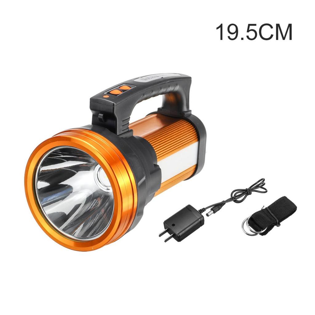 PDTO LED Handheld Spotlight Rechargeable Camping Hunting Flashlight Spot Light