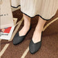 Women's Pointed Toe Flat Shoes Solid Color Spring and Summer Shoes  Non-slip Casual Women's Shoes