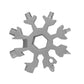Multifunctional Snowflake Wrench Outdoor Combination Tool Portable with Small Bottle Lifter Octagonal Alloy Universal Bottle Opener