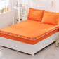 Skin-friendly Printing Mattress Protector Three-piece Set of Cotton Bedspread and Pillowcase Bedding