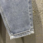 Women's Large Size Rhinestone Denim Overalls Solid Color Cropped Pants Spring and Summer Loose Ripped Harem Wide-leg Jumpsuit