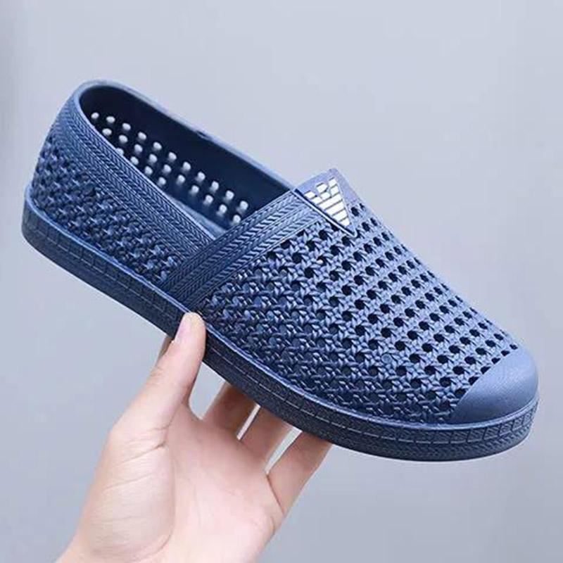 Summer Men's Beach Shoes Waterproof Hollow Breathable Casual Shoes