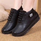 Women's Autumn and Winter Casual Sports Shoes Soft Bottom Pu Leather Shoes All-match Ladies Flat Cotton Shoes