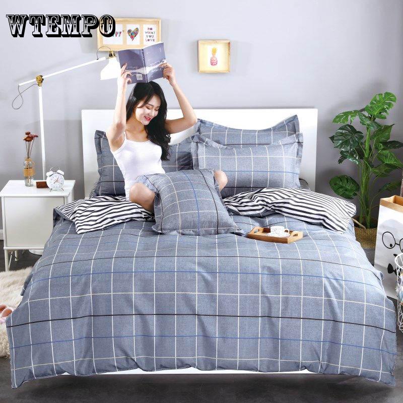 Four Season Fashion Single Queen King Bed Sheets Quilt Comforter Cover Pillowcases