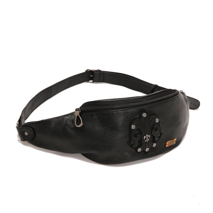 Waist Bag Men's Large-capacity Waterproof Shoulder Bag Outdoor Riding Sports Messenger Bag