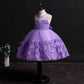 Summer Girls Dress Petal Embroidery Children's Photo Photography Clothing In The Big Children's Tutu Skirt Net Gauze Skirt