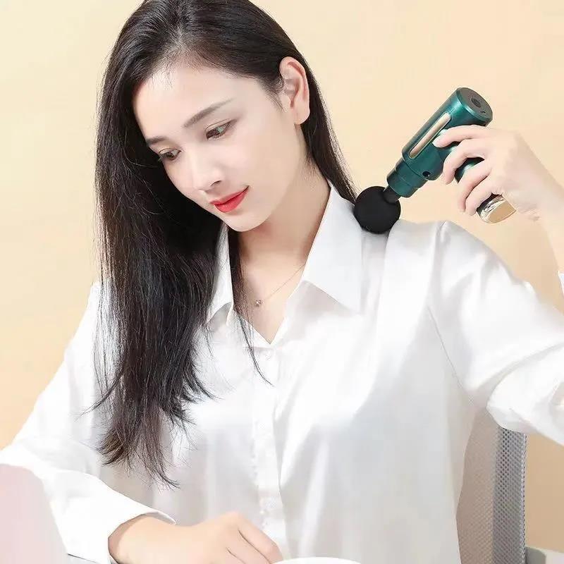 Plumen Gun Muscular Relax Massager Electric Home Neck Film Machine Fitness Film Grabs MINI Muscle Instrument