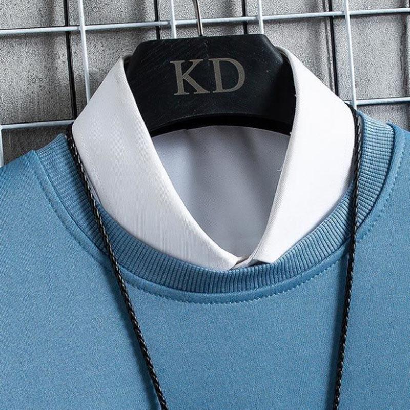 Teen Student Sweater Suit Spring Men Clothing Casual Hooded Pullover and Pants Teen Sports Suit