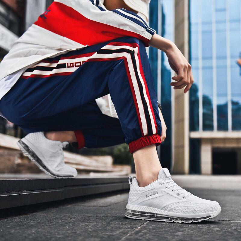 Air Cushion Sneakers Men's Cushioning Light Basketball Sneakers Male Zapatos Hombre Breathable Outdoor Sports Shoes