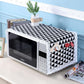 Pastoral Fabric Microwave Oven Cover Towel Cotton and Linen Dust-proof Protective Cover Household Storage Cover Cloth
