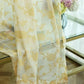 Golden Jacquard Curtains, Semi-shading Screens, Small and Fresh Garden Living Room, Bedroom, Bay Window, Balcony Partition Screen Curtains