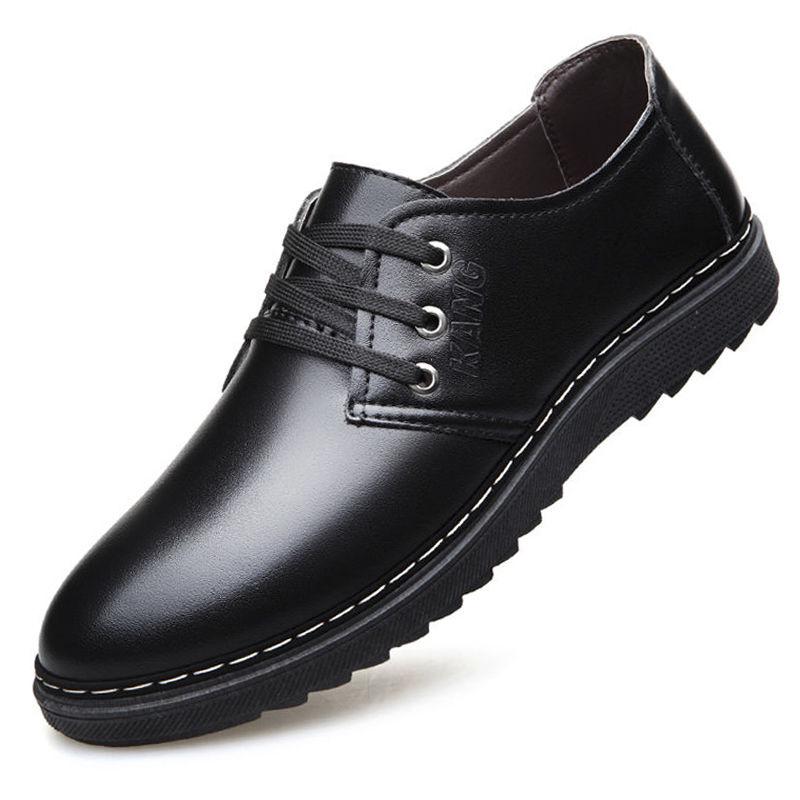 British Shoes Men Formal Loafers Men Office Shoes Leather Shoes Men Classic Black Wedding Dress