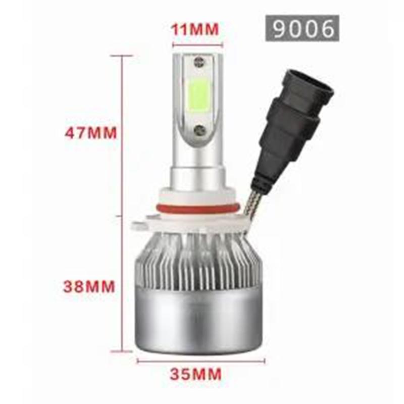 Super Bright LED Car Bulb H1 H7 H4 H3 H8 H9 H11 20000W/48000LM Led Bulb Far and Near Beam Light Integrated 9005 9006 9012 12V24V General Auto Parts