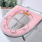 Household Toilet Seat Washer Four Seasons Waterproof Universal Toilet Mat Toilet Bathroom Zipper Toilet Cover