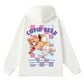Spring and Autumn Long Sleeve Hooded Printed Sweater Girl Student Couple Loose Large Size Jacket