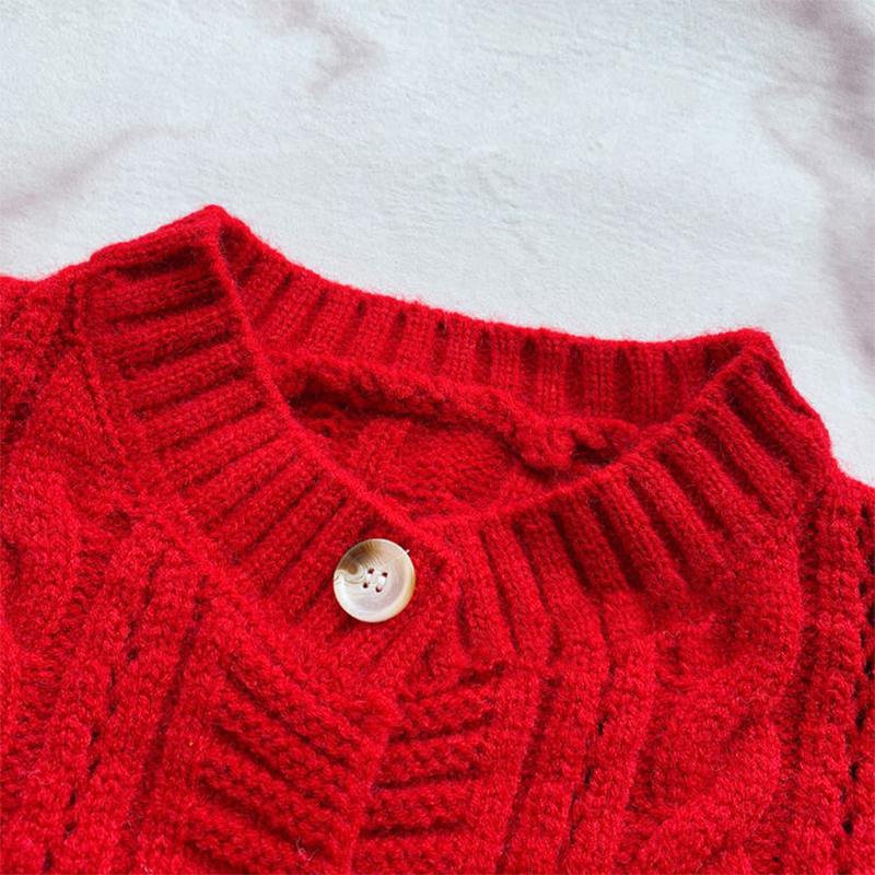 Women Short Cardigan Knitted Sweater Autumn Winter Long Sleeve V Neck Jumper Cardigans Casual Streetwear Fashion Pull Femme Coat