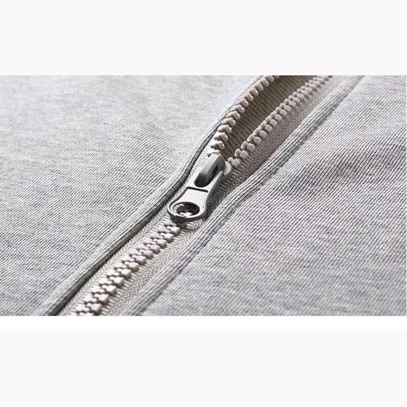 Spring Men's Stand Collar Jacket Casual Basic Coat Youth Clothing Solid Color Tops Warm Zipper Sweatershirt