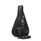 Chest Bag Men Black Large Capacity Multi-pocket Crossbody Outdoor Sports Fitness Shoulder Bag