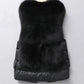 Short Down Jacket Women Imitation Fox Fur Vest Vest Women Winter Vest Jacket Women Warm Sleeveless Jacket