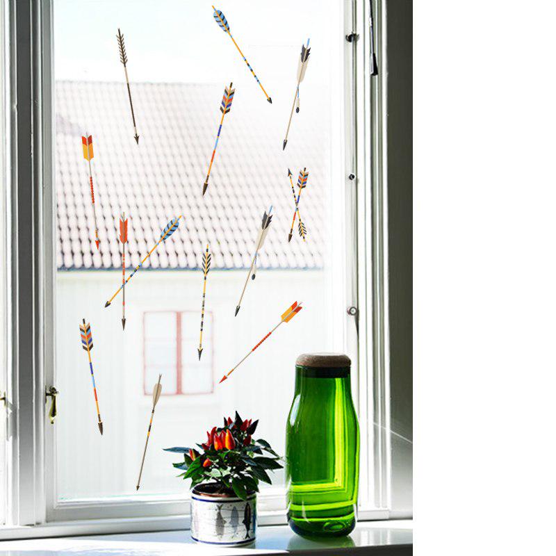 [sticker ]Feather Arrow Wall Stickers Home Decor Living Room Bedroom Kitchen Bathroom Wall Decals A
