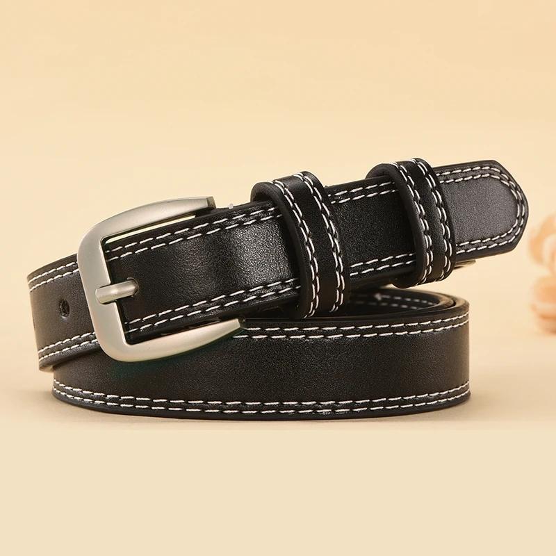 Women's Belt Casual Belt 102cm-140cm Plus Size Trouser Belt Retro Pin Buckle Decorative Belt Lengthened Girl Belt