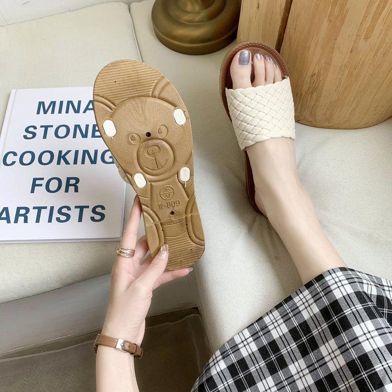 Slippers, Women's Summer Wear  Home Non-slip Shoes  Female Students  Korean Fashion Shoes  Ladies Sandals