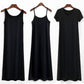 Modal Suspender Skirt Women's Summer Dress with Cotton Bottoming Black Vest Long Skirt All-match Skirt