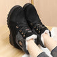 Winter Thick Warm Cotton Shoes Anti-slip Waterproof and Velvet Snow Flat Shoes