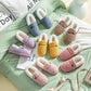 Cotton Slippers Men and Women Thick Bottom Bag with Winter Warm Shoes Home Couples Non-slip Slippers