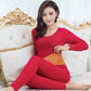 Plus Velvet Thick Thermal Underwear Ladies Suit Autumn and Winter Body Slimming High Elasticity