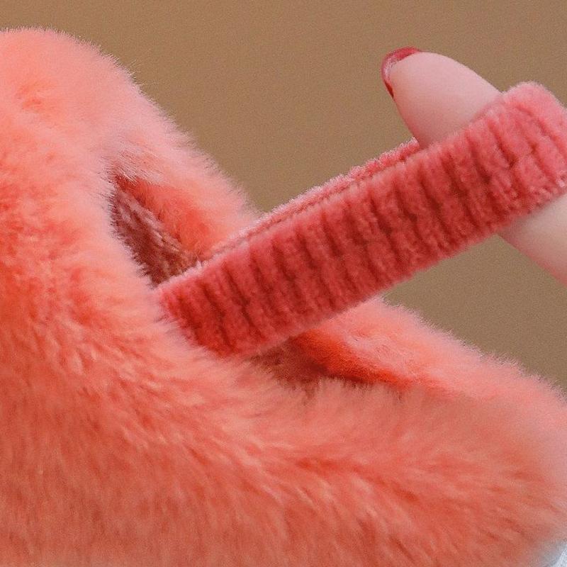 Winter Children's Cotton Slippers Indoor Non-slip Home Slippers Warm Plush Baby Slippers