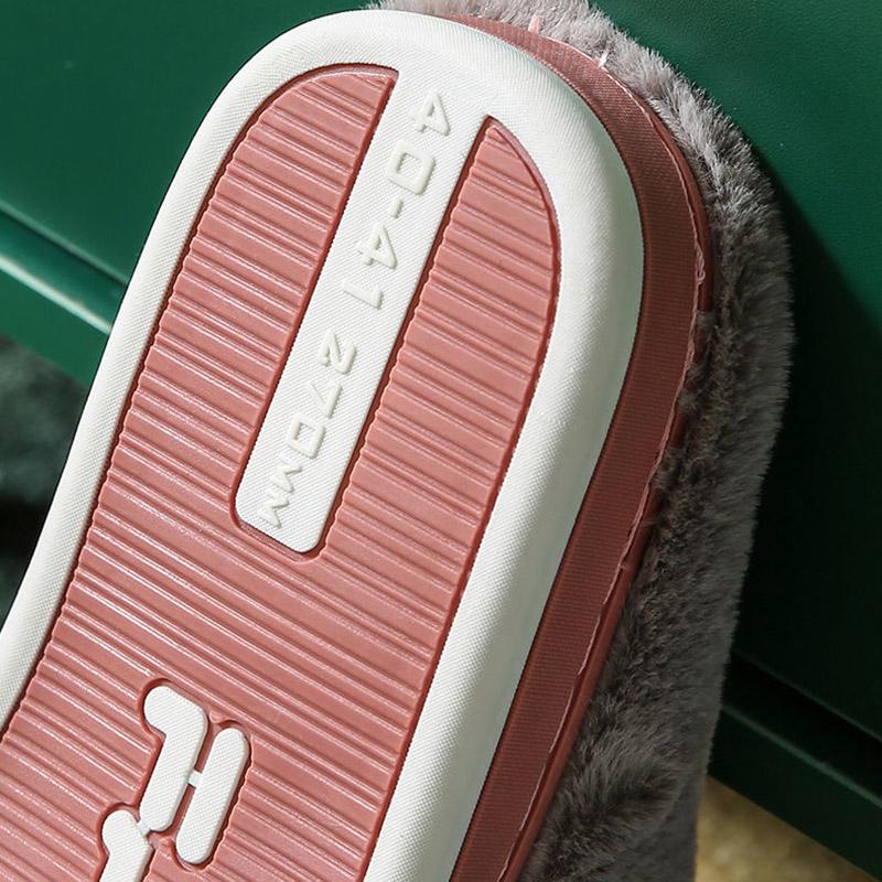 Autumn and Winter Cotton Slippers for Men and Women Home Non-slip Home Indoor Thick Bottom Non-slip Cotton Slippers