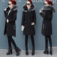 Winter Down Jacket with Hooded Faux Fur Collar Warm and Windproof Jacket Oversized Down Jacket with Cotton Padded Parka