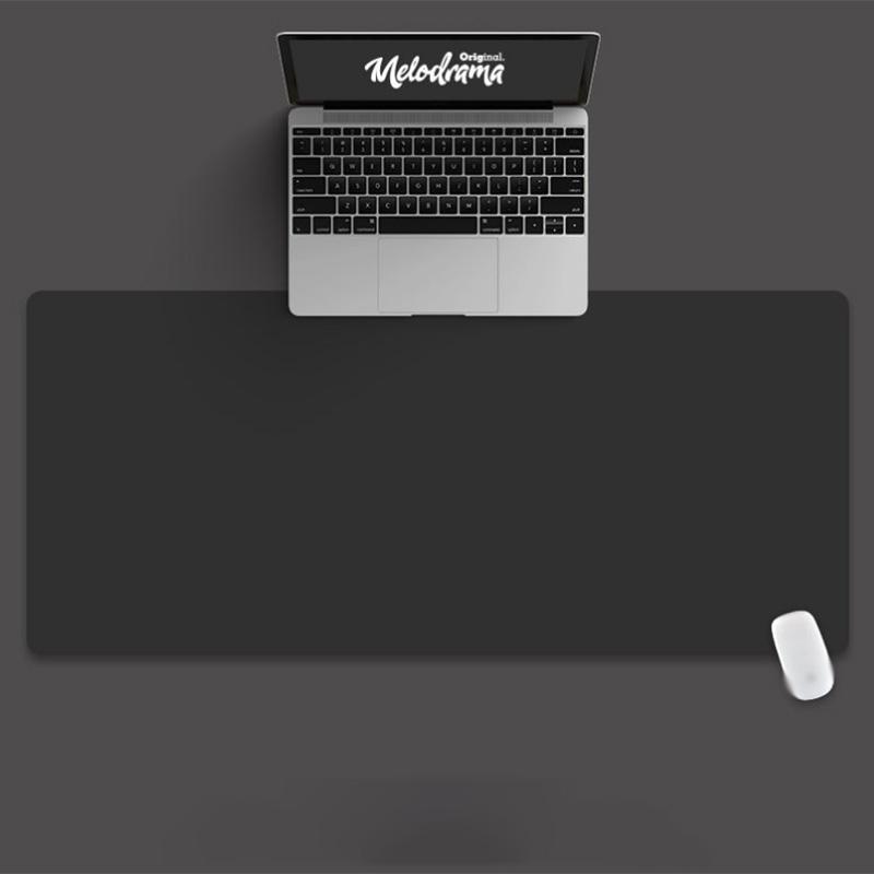 Chinese Style Solid Color Mouse Pad Oversized Office Computer Keyboard Pad Desk Pad Student Custom Medium Trumpet