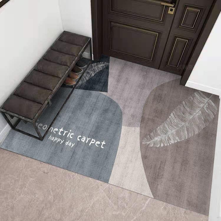 Light Luxury Entrance Mat 60*90cm Entrance Door Mat Door Mat Entrance Door Porch Mat Non-slip and Easy To Take Care Of