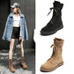 Snow Martin Boots Female Autumn and Winter Tube Warm Plus Velvet Snow Cotton Shoes Wild Belt Boots